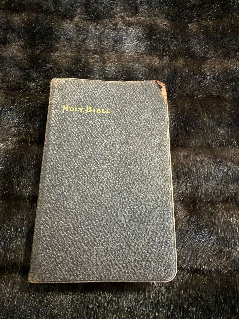 Vintage Holy Bible Oxford Press American Edition KJV Maps Leather Bound